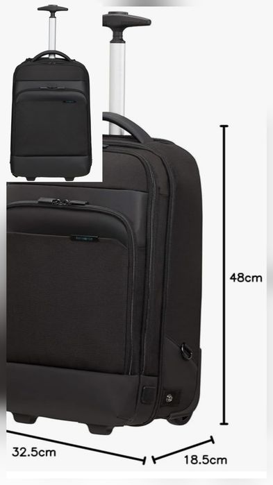 ‼️ Plecak na kółkach Samsonite 17.3” – jak nowy, gwarancja do 06.2027!‼️
