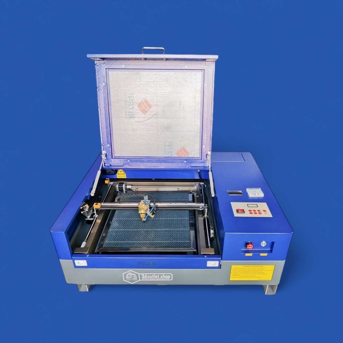 Máquina Laser CO2 50W 400X400mm com tubo laser de substituição