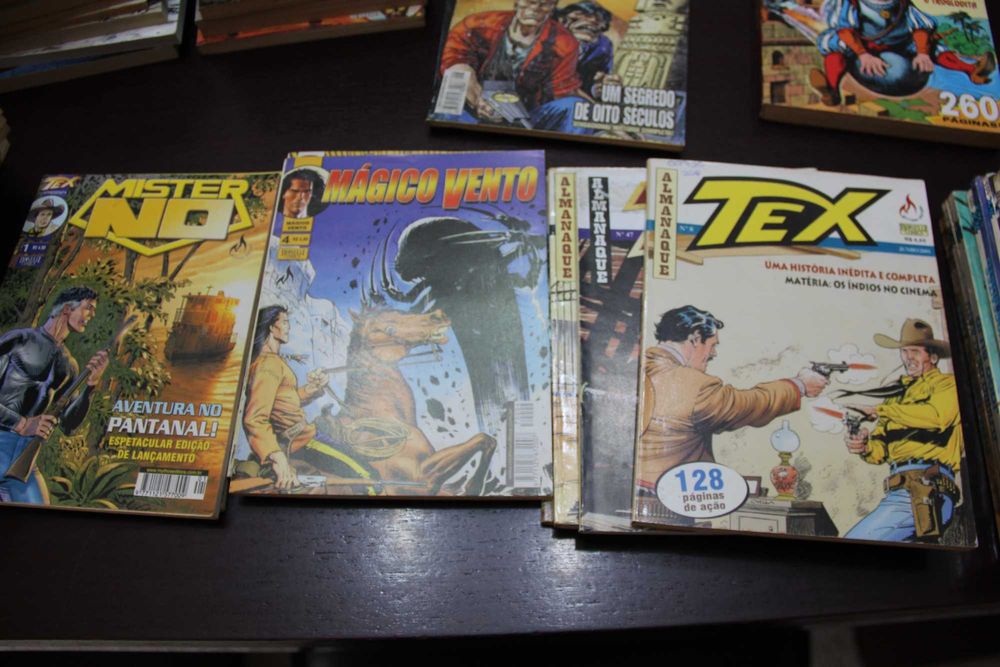 Tex,  Zagor, Mágico Vento, Mister No, Nick Raider, Martin Mystère