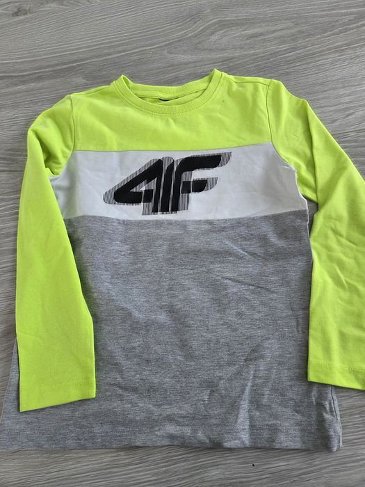 Bluza, Tshirt 4F długi rękaw 116