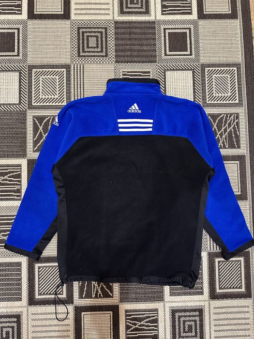 Винтажная флисовая кофта adidas brugge k.v. футбольная