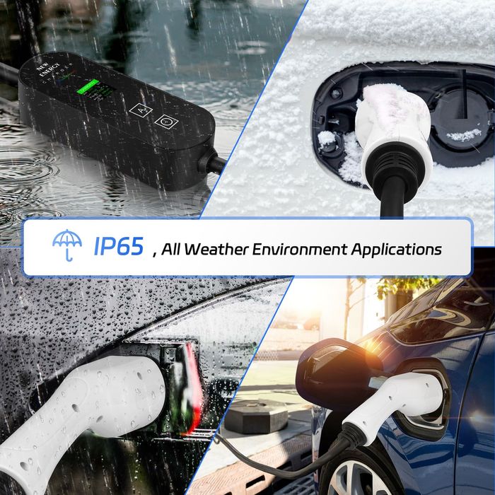 Carregador Portatil EV Bomern 16A 3.5KW Ecrã 1.3″