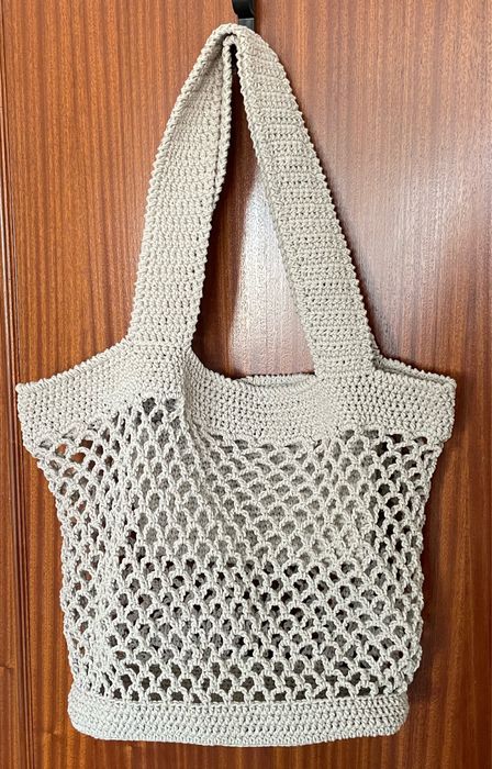 Bolsa estilo bag feita em crochê