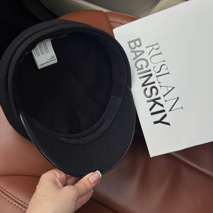 Кепка Ruslan Baginskiy Baker Boy (чорна) оригінал