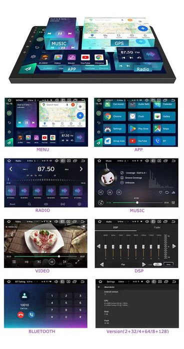 Radio RDS DAB+ CarPlay Android DVD CD USB GPS WiFi AUDI A4 B7 B6 EXEO