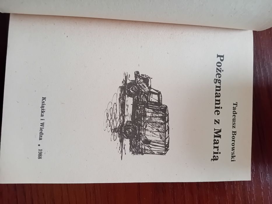 Tadeusz Borowski pożegnanie z Marią seria koliber