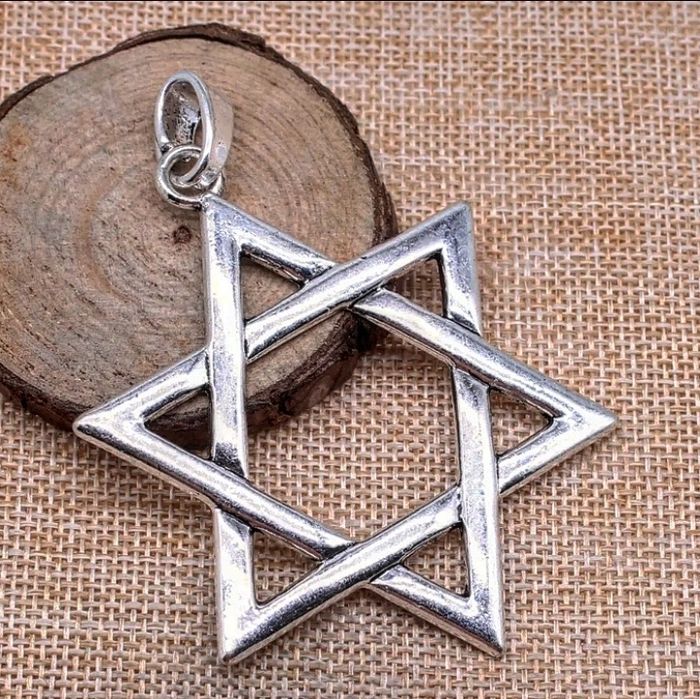 Estrela de David em Aço Inoxidável