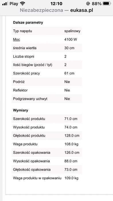 Odśnieżarka Partner SB 240