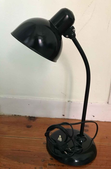 Candeeiro original Kaiser Idell preto Bauhaus Desk Lamp