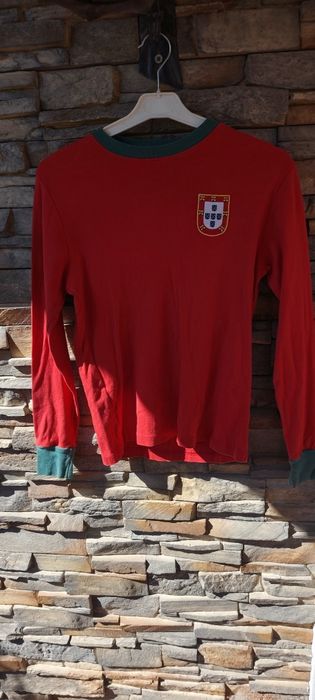 Vintage oryginalna koszulka reprezentacji Portugalii nr 13 – Made in Portugal S oo