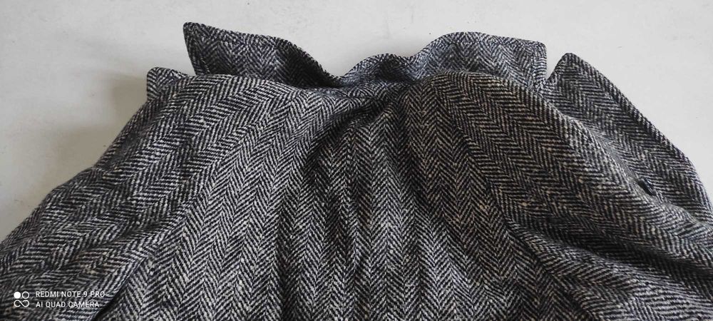 CALEDON TWEED Płaszcz Vintage Ireland  Premium M/L