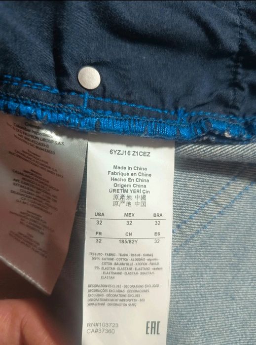 Spodnie męskie Armani Exchange jeans 48 | W32