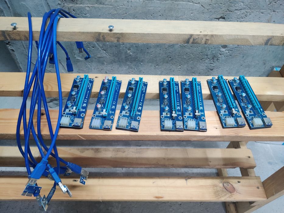 Райзер для Майнинга PCI-E 1x to 16x