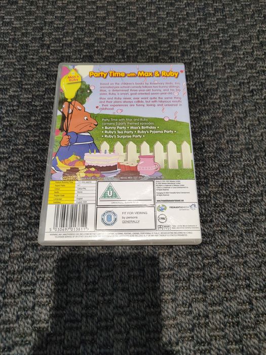 Płyta DVD "Party time with Max and Ruby"