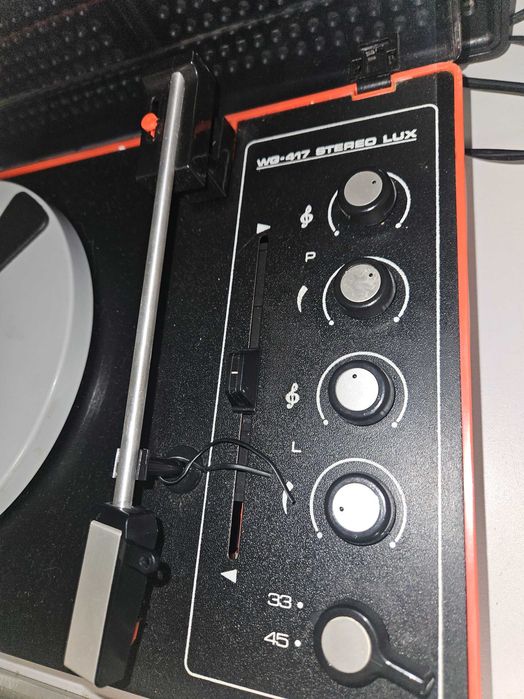 Gramofon ze wzmacniaczem Unitra Fonica WG-417 Stereo Lux + głośniki