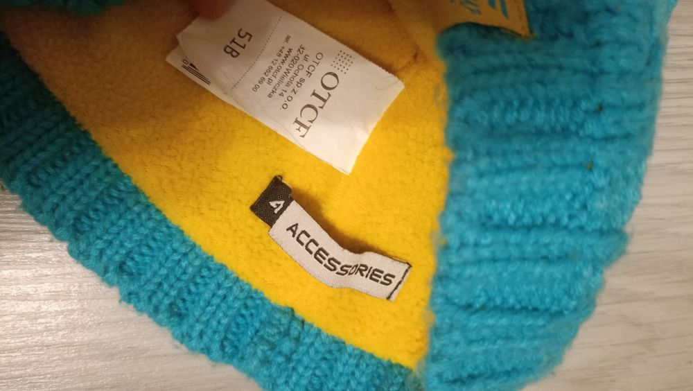 Komplet czapka, komin 5.10.15 czapka 4f, 5-8lat
