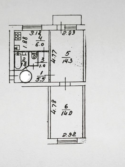2-кімнатна квартира за адресою вул. Соборна (площа 44 м²) - Atlanta.ua - фото 24