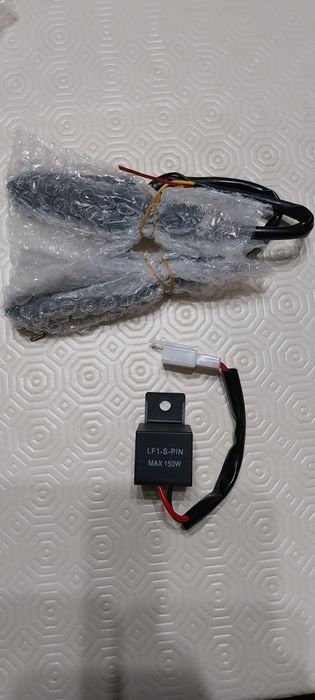 Piscas led para mota