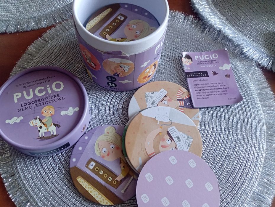 Pucio memo językowe logopedyczne