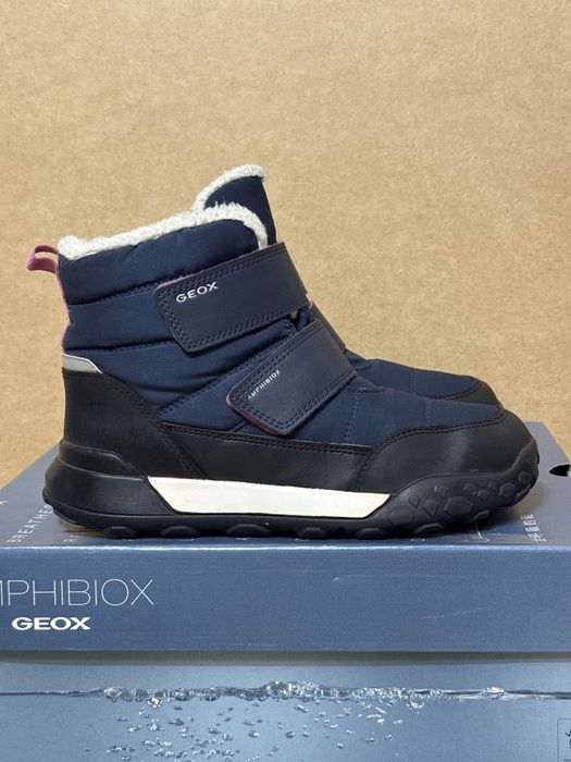 (34 р) Дитячі зимові черевики Geox Trekkyup, Устілка 22 см