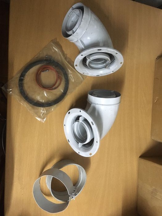 Ferroli - Curva Coaxial de 90º com flange