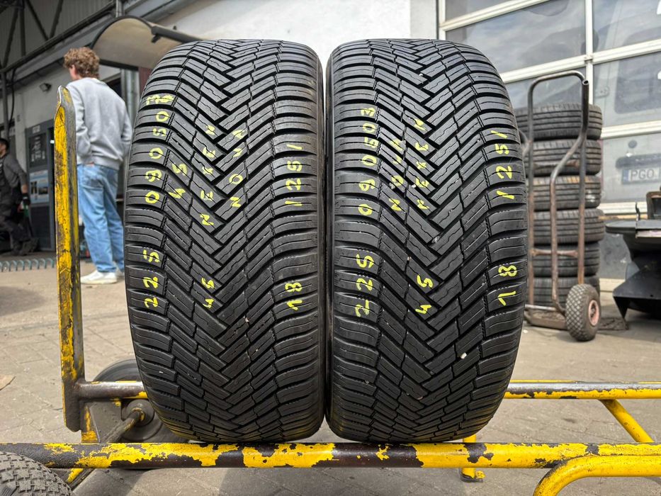 2X OPONY CAŁOROCZNE 225/45ZR18 225/45R18 95Y Nexen N Blue 4Season 2 WA2 XL Rant Ochronny 8MM 2025R NOWE! #090503