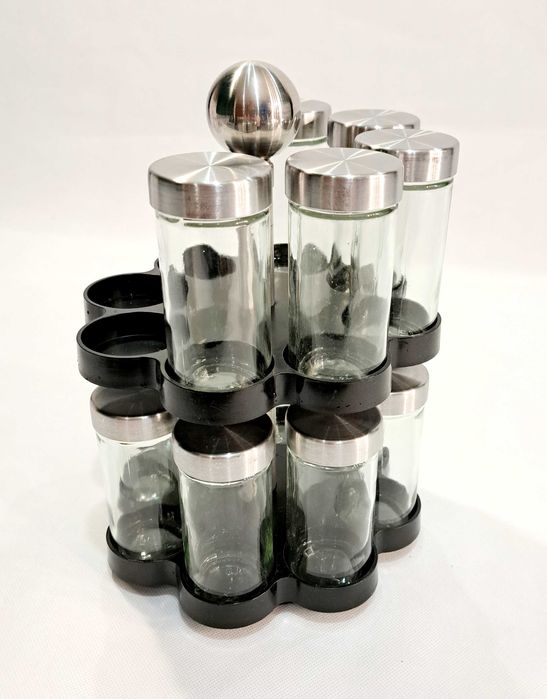 Stojak obrotowy, karuzela na przyprawy Relaxdays - 13 słoików