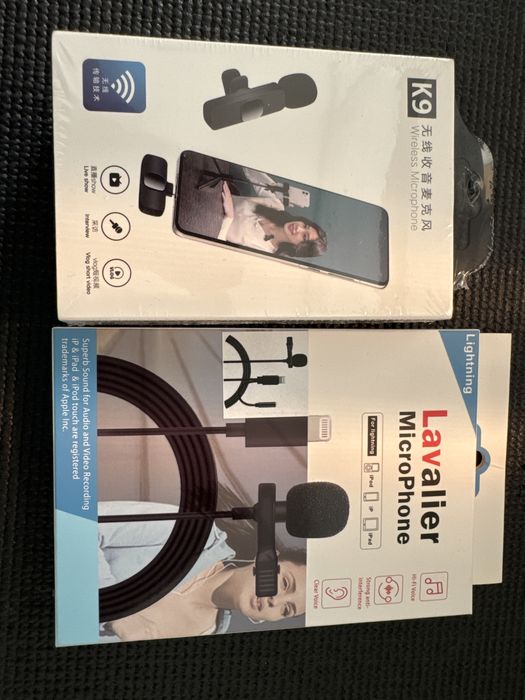 Microfones com e sem fio! Brutal para os teus videos!