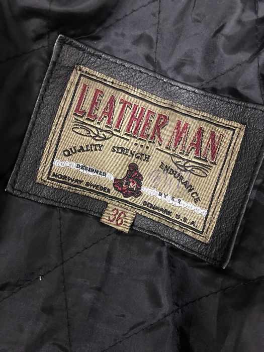 Leatherman roz. M męska kurtka skórzana