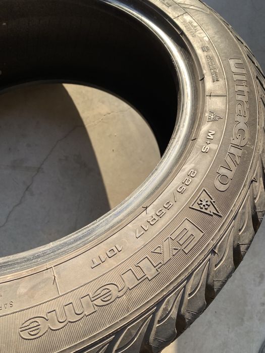 (4шт) 225/55R17 GoodYear UltraGrip Extreme (8-7мм) зимові шини