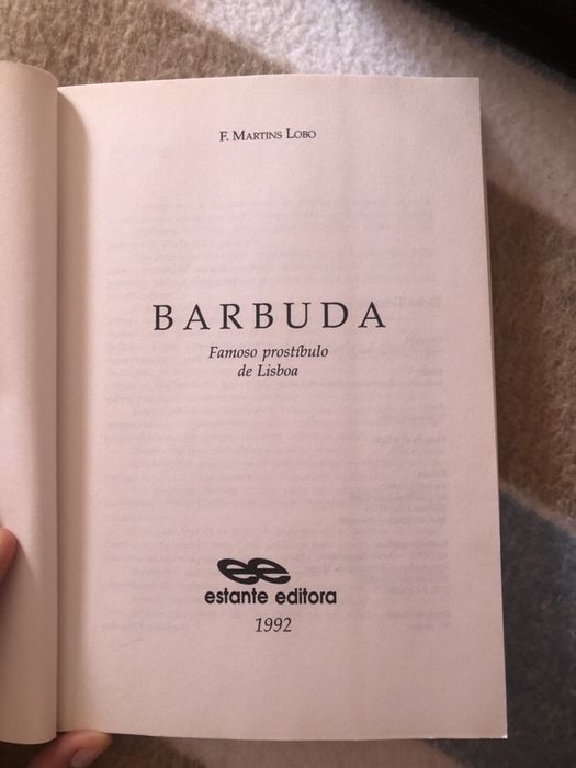 BARBUDA Famoso Prostibulo de Lisboa | F. Martins Lobo (portes gratis)
