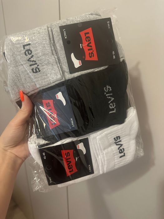 12 par skarpetek męskich levis