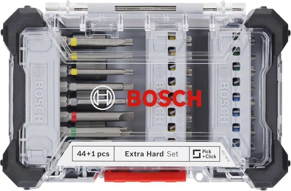 Caixa Ferramentas profissional BOSCH 43 acessórios /pontas /bits NOVA