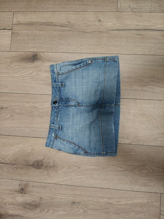 Spódniczka mini dżinsowa: jeans, denim, y2k, old money, casusal basic