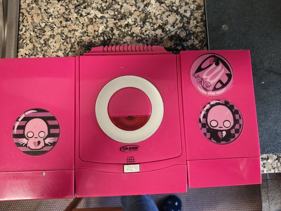 Rádio com CD de criança