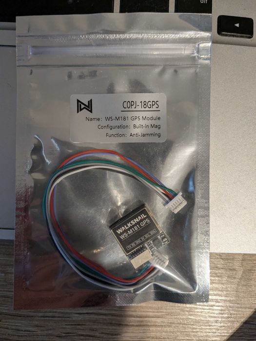 GPS модуль для FPV дрона Walksnail WS-M181 з компасом 18х18мм