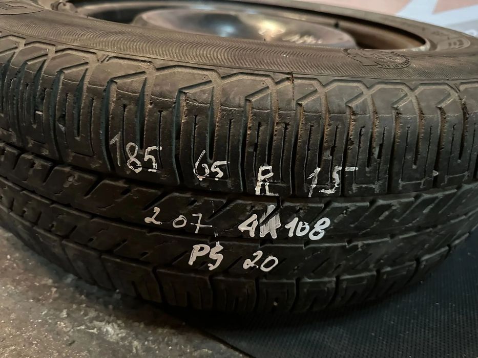 PS20RODA/PNEUSUPLENTEPEUGEOT207,185,65,R15FURAÇÃO4X108
