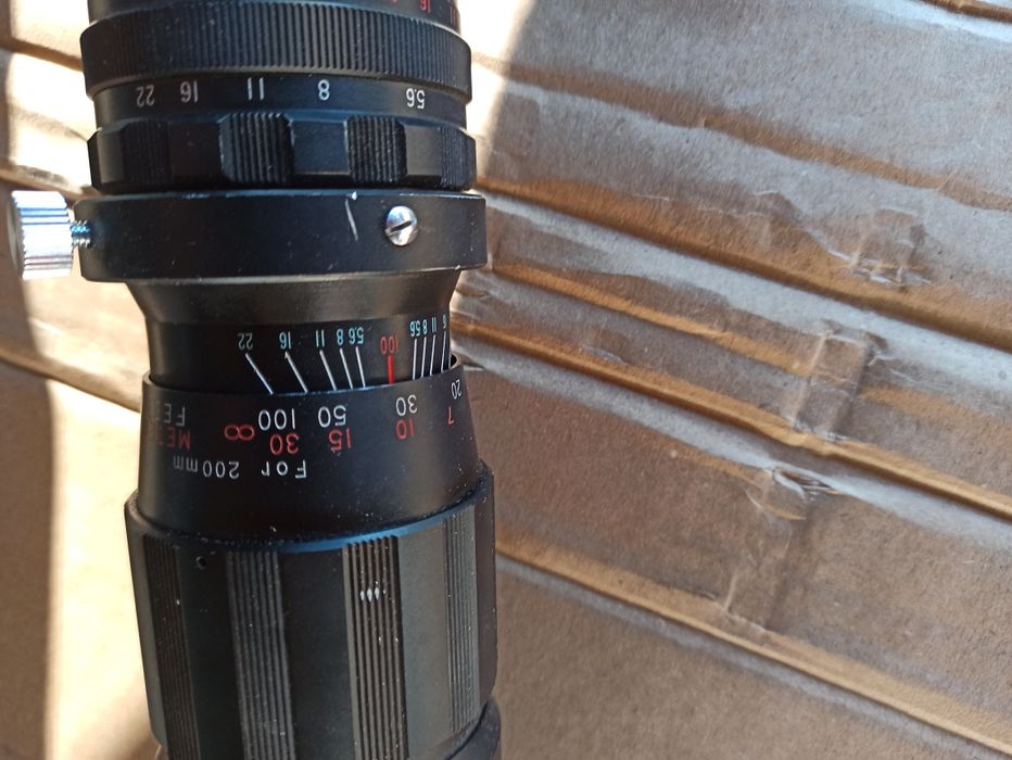 Об'єктив телеобьєктив 100-200mm f5,6 t-mount minolta md