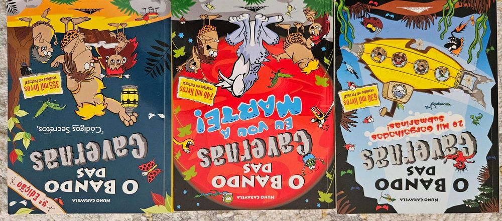 Livros - colecção "O banco das Cavernas"