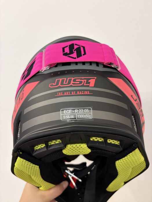 Capacete JUST1 + Óculos JUST1 Motocross