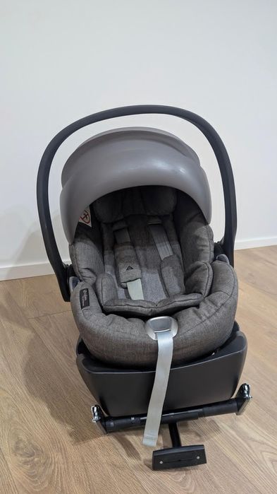 Cadeira de Automóvel Cloud Q Plus Cybex Grupo 0+ Cinzento Claro