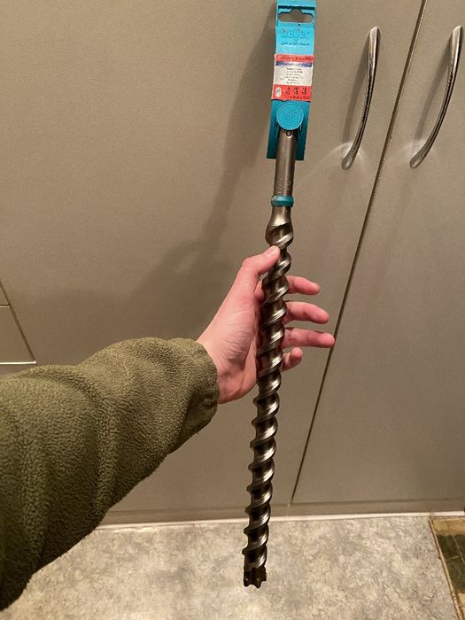 Бур по бетону HELLER 30x400x520 мм ENDURO SDS-max