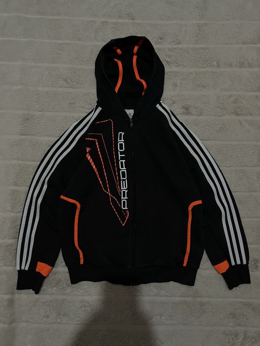 ADIDAS 13-14 год (L) детская на мальчика кофта худи зип оригинал
