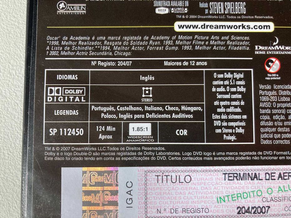 [DVD] Terminal de Aeroporto (The Terminal) - Edição Especial 2 Discos