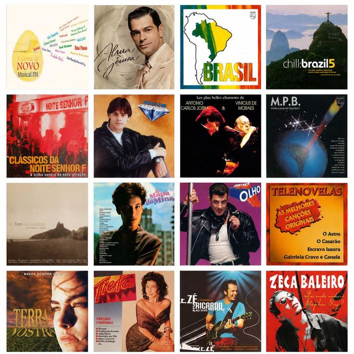 128 CDs - Musica Brasileira - Raros - Muito Bom Estado