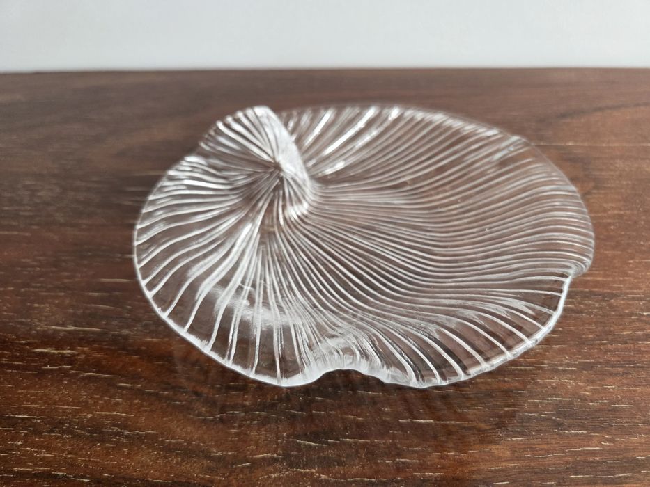 Taça concha vidro vintage
