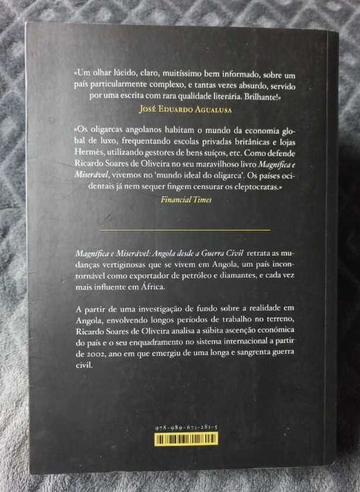 Magnífica e Miserável; Angola desde a Guerra Civil - Ricardo Soares de Oliveira