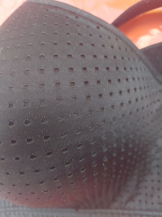 Biustonosz sportowy czarny damski rozmiar L firma H&M