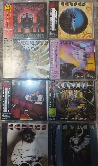 Kansas. Yes. GENESIS. Phil Collins.Tony Banks.Фірмові CD. Japan CD.