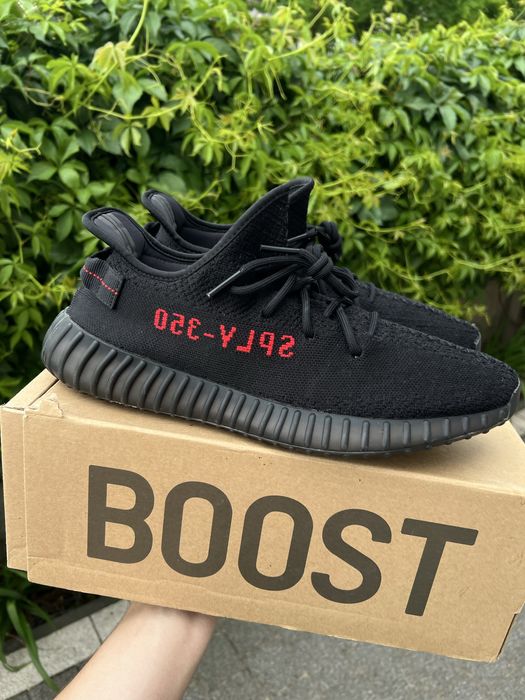 Adidas Yeezy Boost 350 V2 Bred sneakersy niskie czarne kanye 48